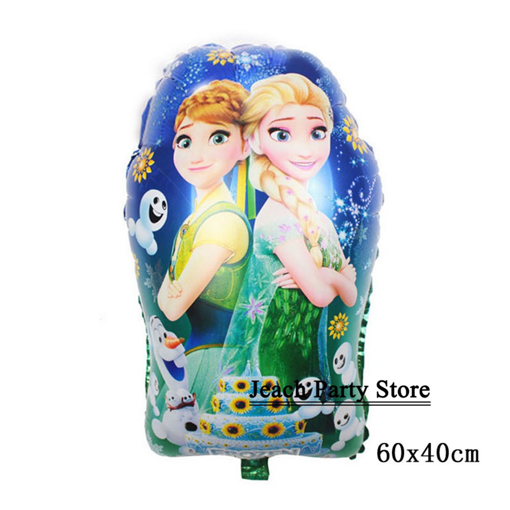 Foil Birthday Frozen Party Decorations Kids Cartoon Princess Anna