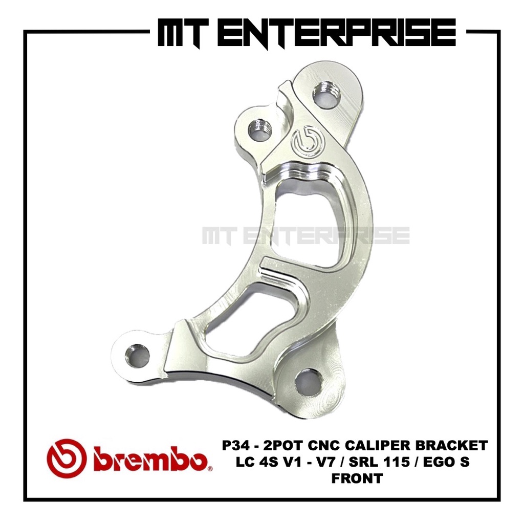 BREMBO 2 Pot P34 Caliper Bracket FRONT LC 4S V1 V7 Shopee Malaysia