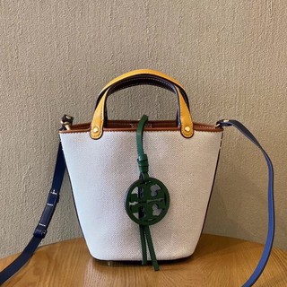 tory burch miller canvas clutch