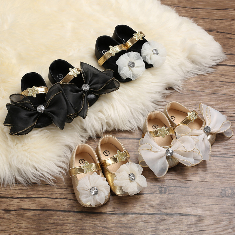Baby Anti-slip Toddler Shoes Soft Sole Toddler Baby Shoe Girl Princess Shoes First Walkers Shoes