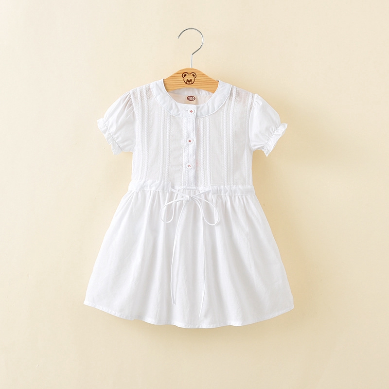 toddler girl white sundress