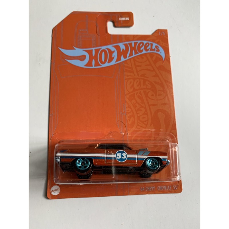 Hot Wheels Orange and Chrome 64 Chevy Chevelle SS | Shopee Malaysia