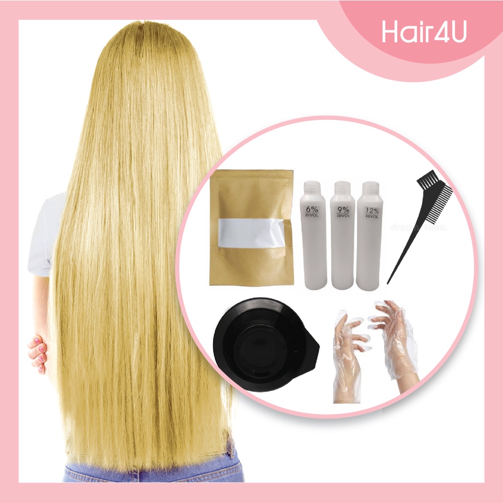 [50ml]EASY BLEACHHAIR BLEACHING [AMMONIA FREE] PURPLE POWDER NATURAL PEROXIDE