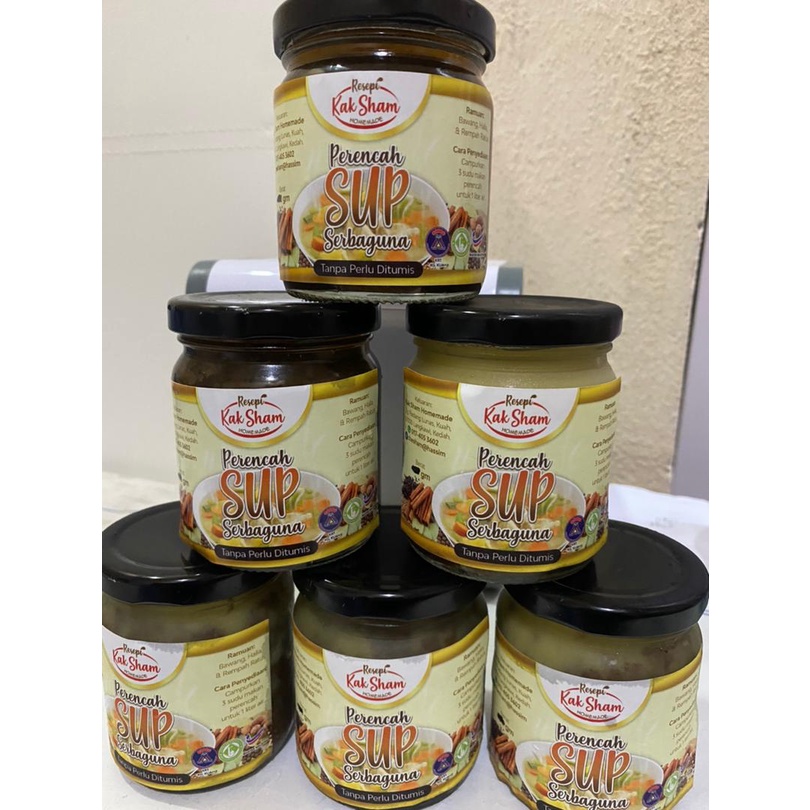 INSTANT PASTE SOUP/ PERENCAH SUP SEGERA/ PERENCAH SERBAGUNA TIDAK PERLU TUMIS / PERENCAH AYAM PERAP