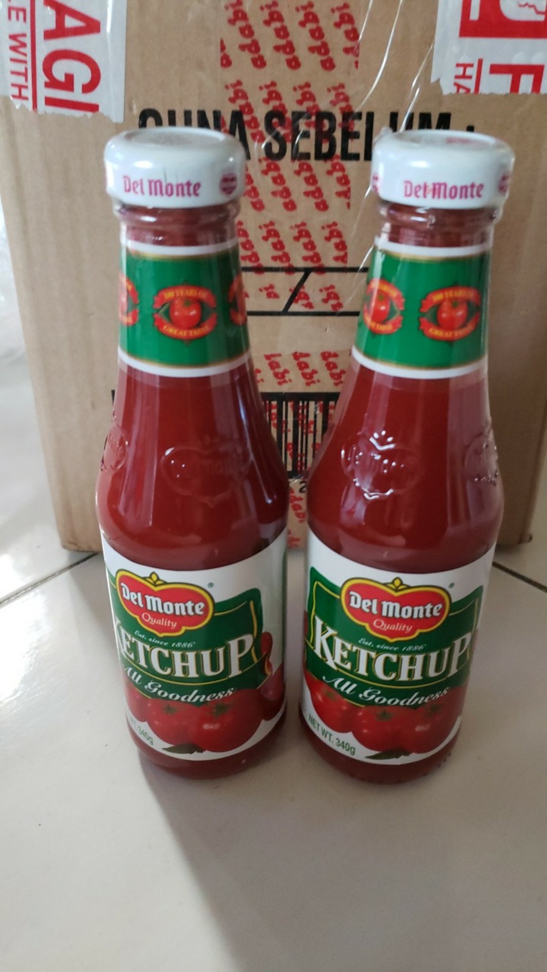 Del Monte Ketchup Sos Tomato 340g Btl Shopee Malaysia