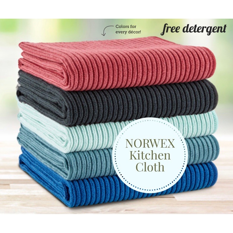 NORWEX KITCHEN CLOTH , TOWEL Microfiber cloth Kain Mikrofiber (Free