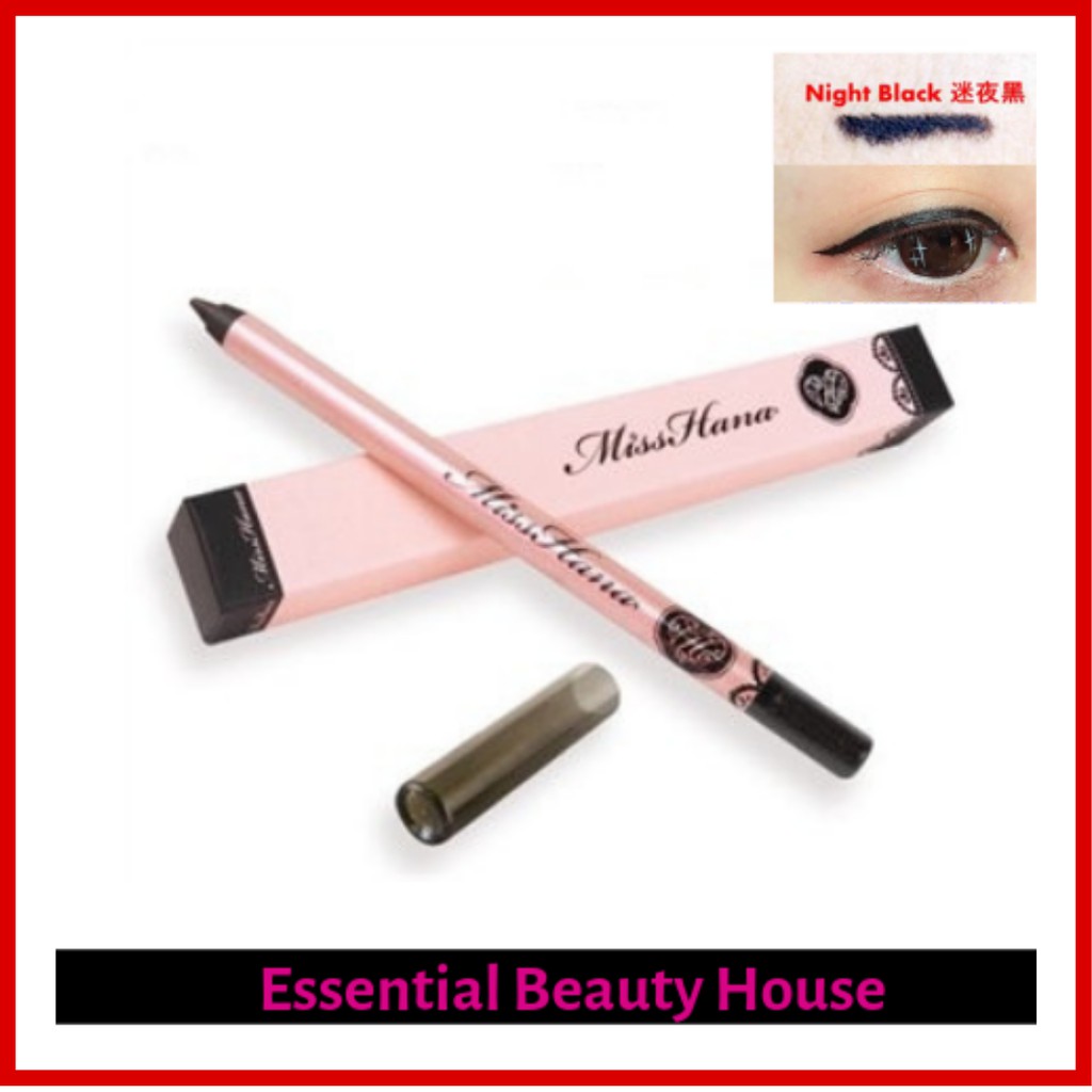 Miss Hana Waterproof Eyeliner Gel Pen [Night Black] Shopee Malaysia