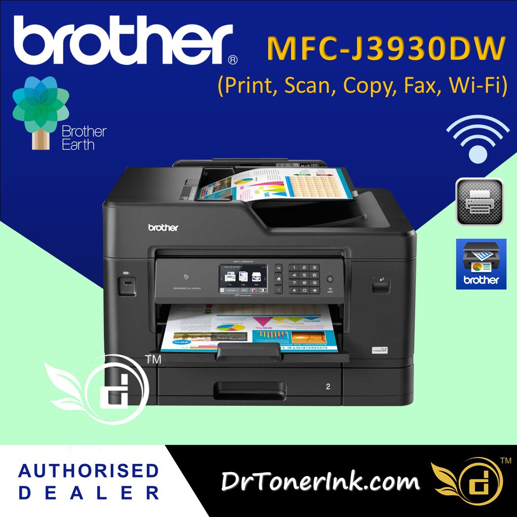Brother Inkjet MFCJ3930DW J3930DW J3930 MultiFunction InkBenefit