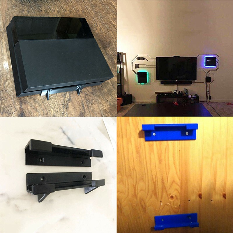 For Sony Playstation 4 Ps4ps4 Slimpro Console Holder Bracket Wall Mount Stand Shopee Malaysia 9152