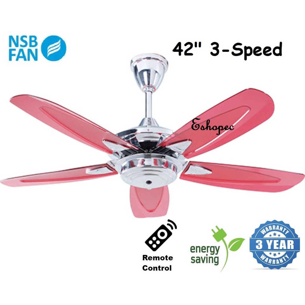 Nsb Vortex 5 Blades Ceiling Fan 42 Ch Rd