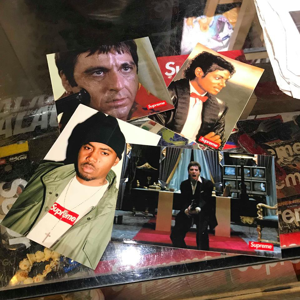 nas supreme sticker