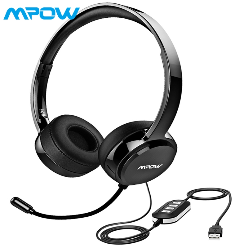 wired computer headset with mic