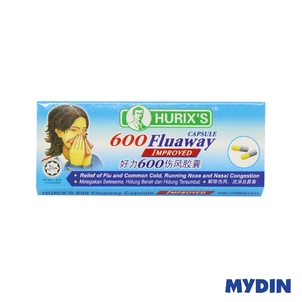 Hurix S 600 Fluaway Capsule 6s Shopee Malaysia