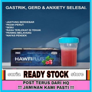 Hawfi Plus Stokis Sah Ubat Gastrik,Gerd,Pedih Ulu Hati,Sesak Nafas Free