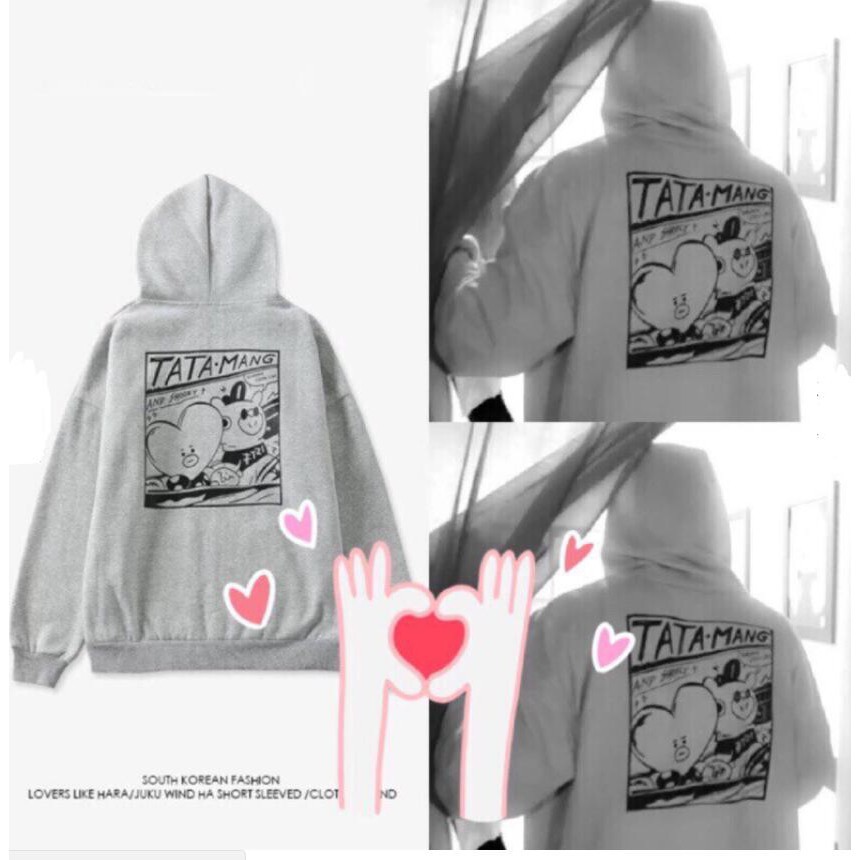 bts v tata hoodie