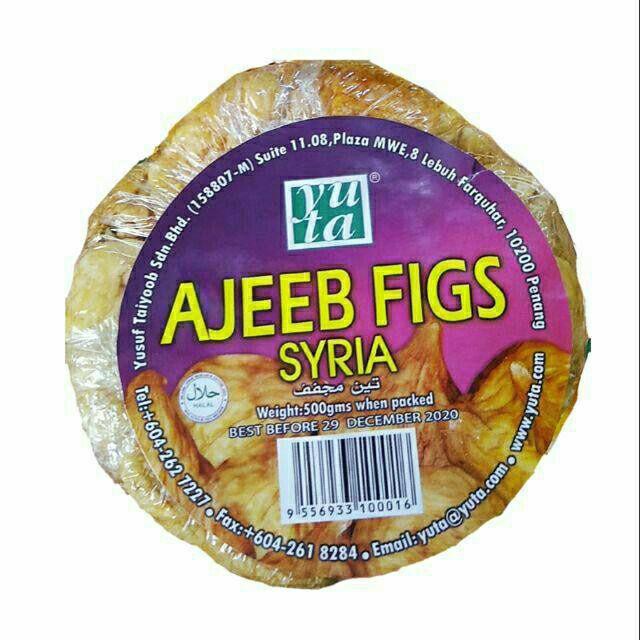 (NEW STOCK) 500gm AJEEB FIGS YUSUF TAIYOOB, BUAH TIN RANUM YUTA (DRIED ...