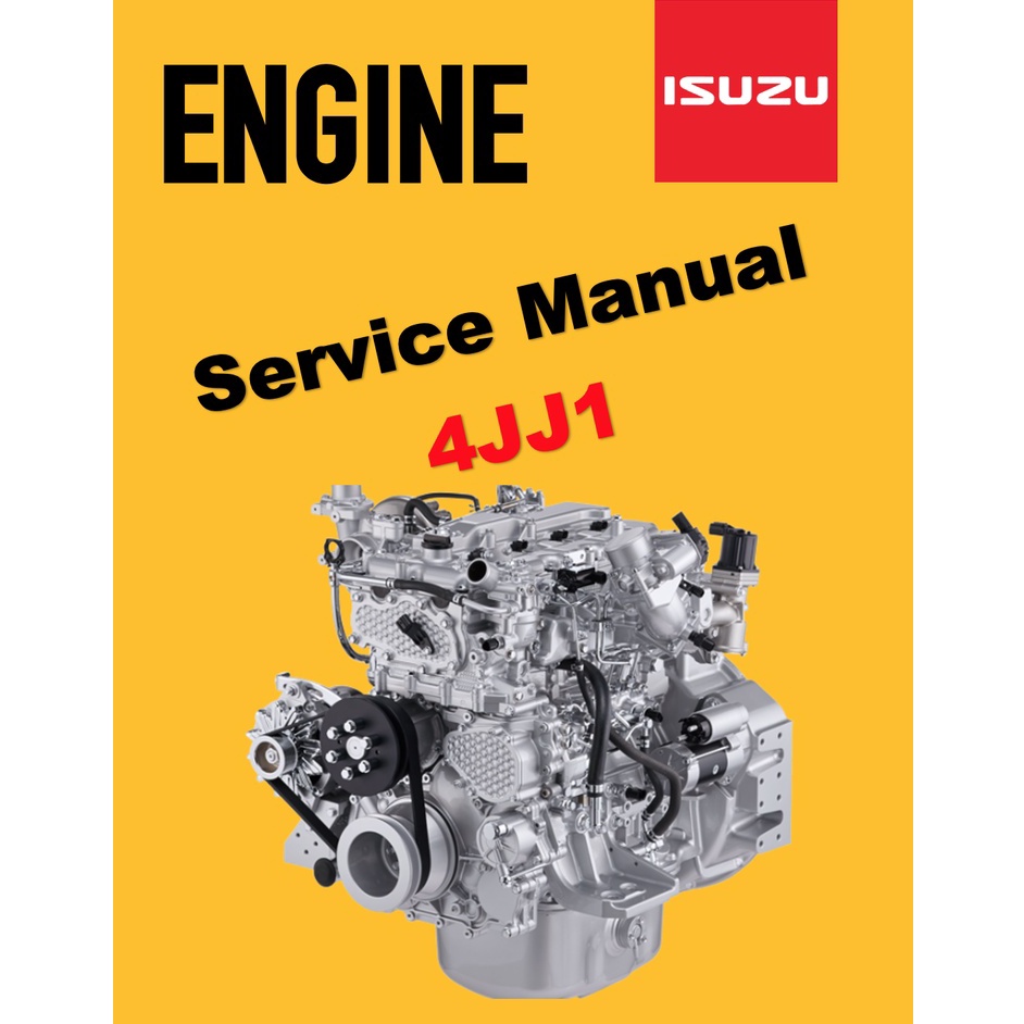 ISUZU ENGINE 4JJ1 SERVICE WORKSHOP MANUAL / ISUZU D-MAX | Shopee Malaysia