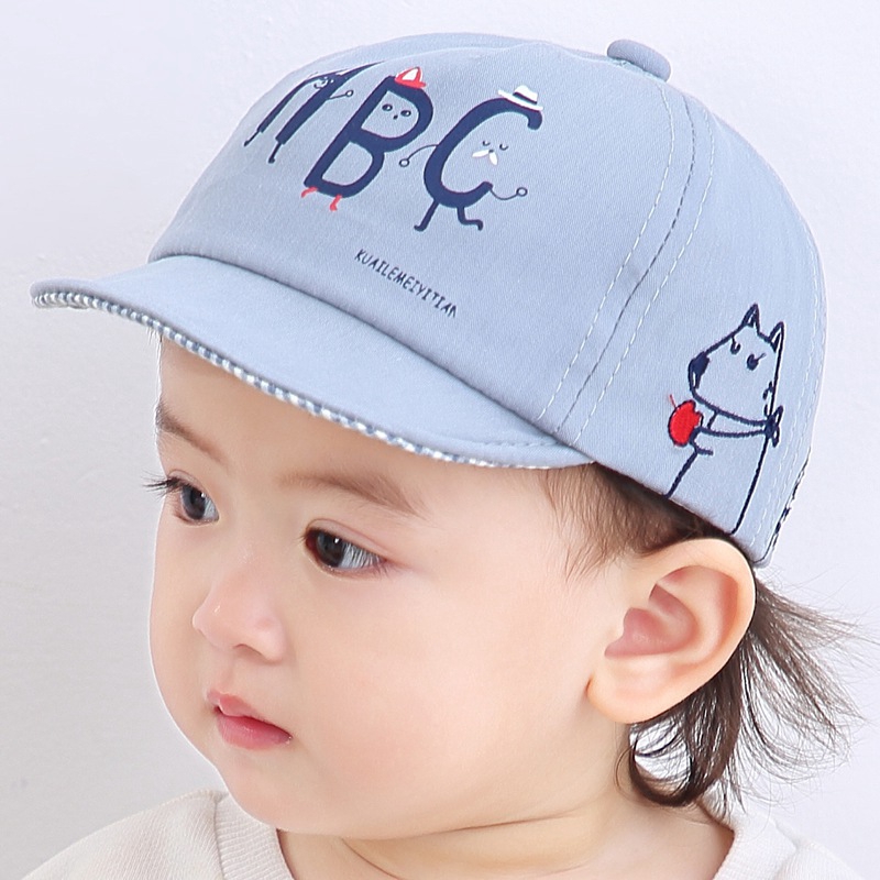 white infant baseball cap