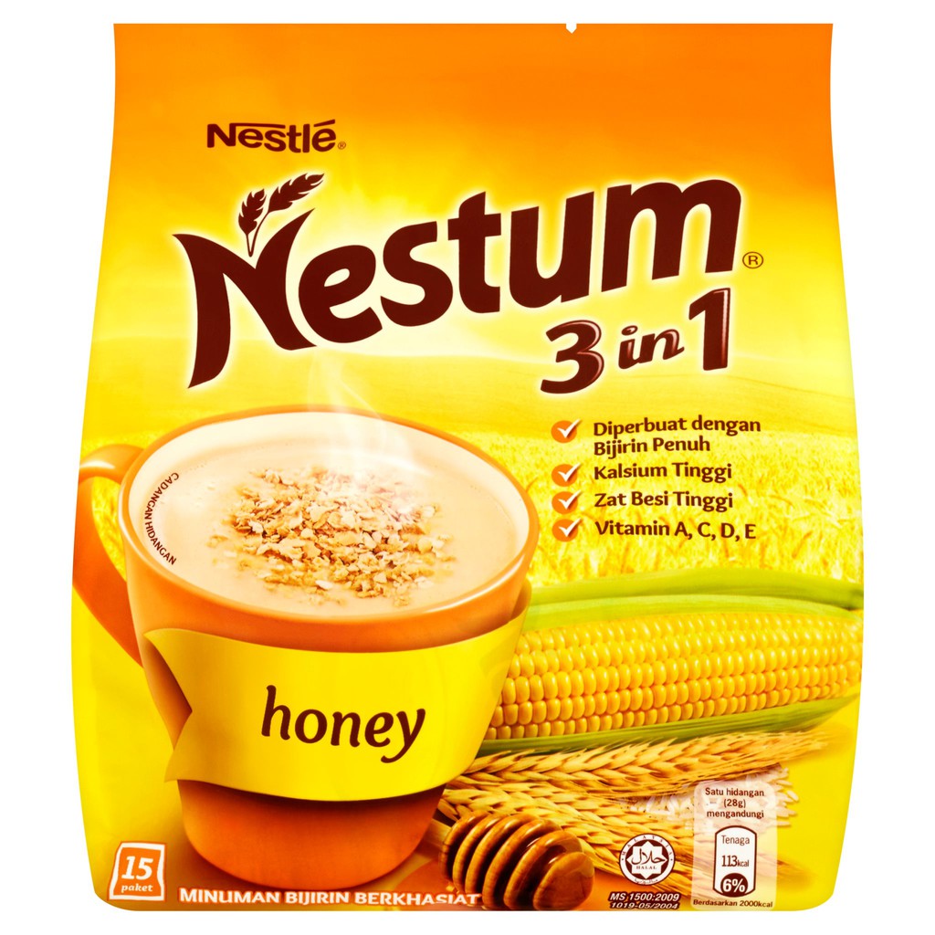 Nestle Nestum 3 In 1 Honey 28g X 15 Shopee Malaysia