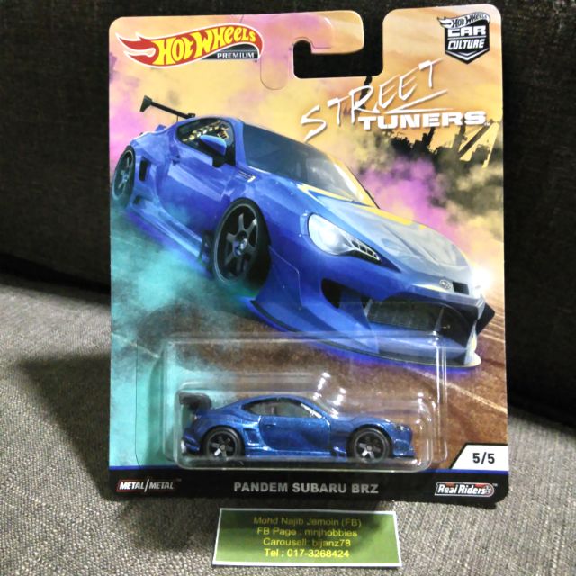 hot wheels street tuners brz