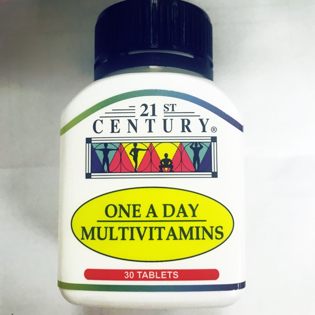 NEW PAKAGING 21st Century One A Day Multivitamins 30tablets