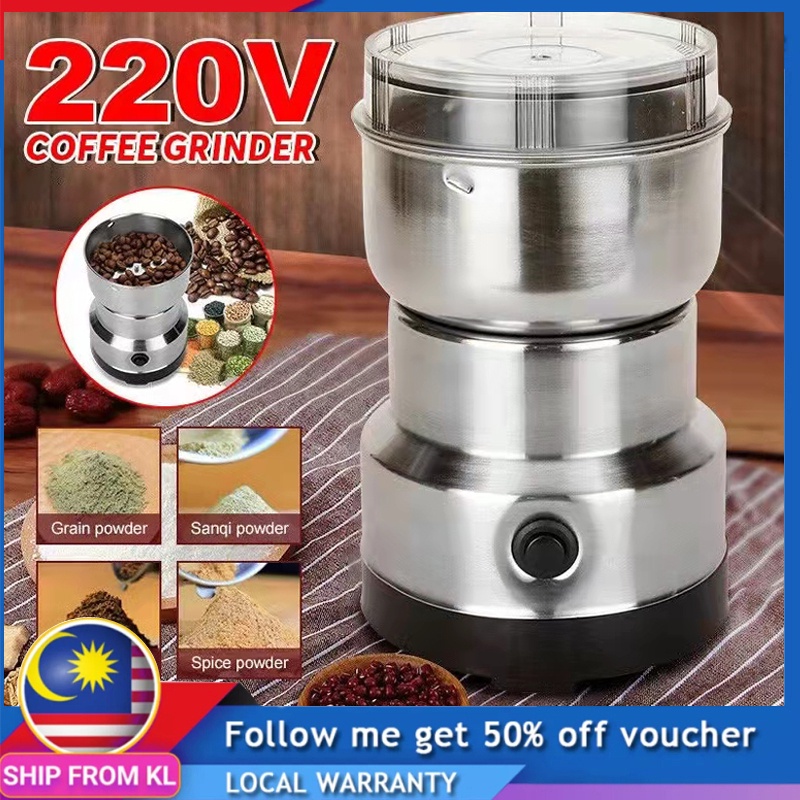 Coffe Maker Electric Coffee Bean Grinder Home Appliances Grinding Stainless Steel Milling Coffee Machine