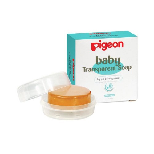 pigeon baby transparent soap