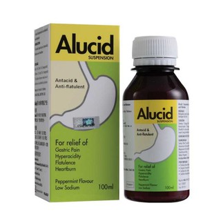 Alucid Suspension 100ml Ubat Gastrik Antacid for Gastric, Windy Stomach