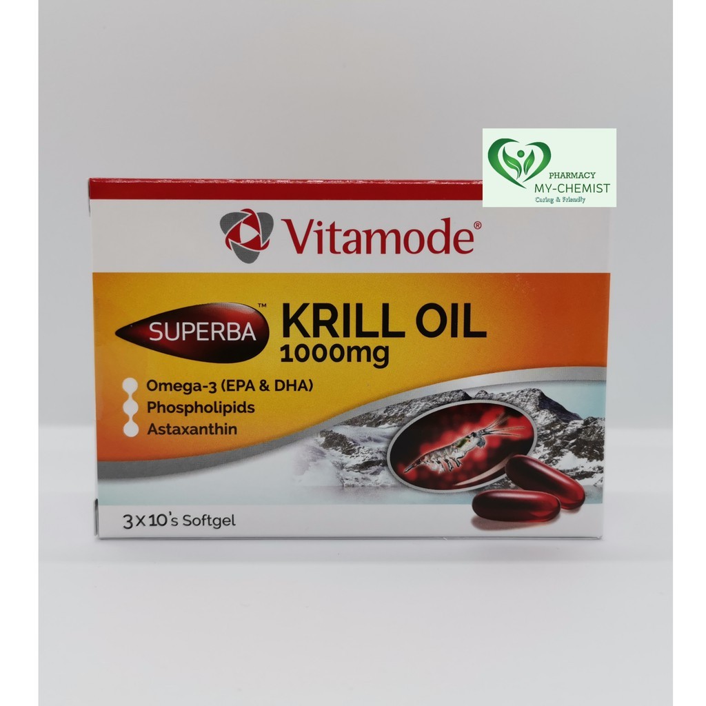 VITAMODE Superba Krill oil 1000mg 30 Softgel Shopee Malaysia