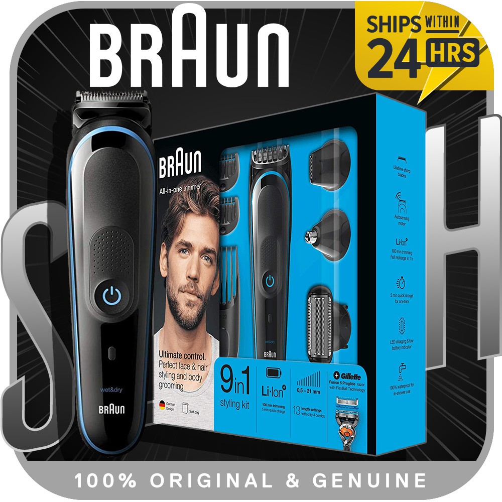 braun 9 in 1 hair trimmer