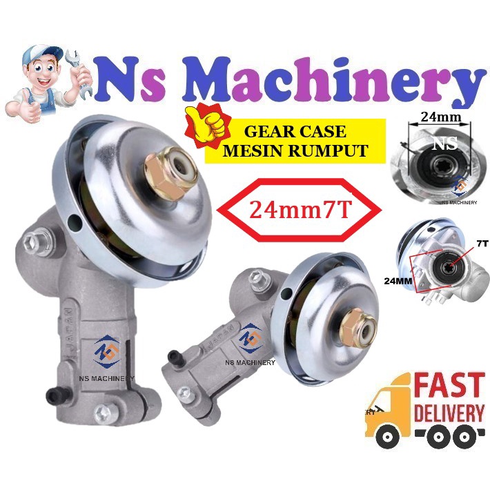 Brush Cutter Gear Case 24mmx7Teeth/Kepala Mesin Rumput Gear Case 24mmx7T Shopee Malaysia