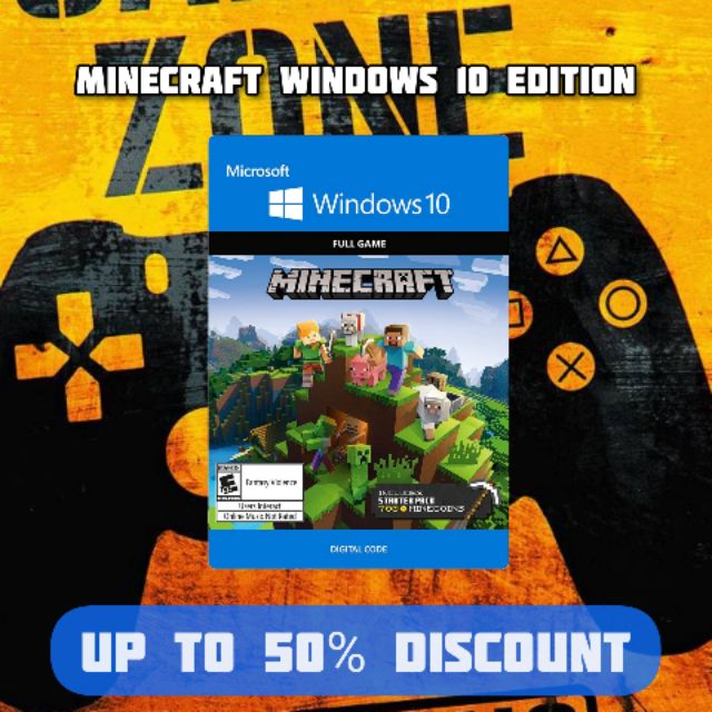 Minecraft Windows 10 Edition (Digital Codes) Microsoft ...