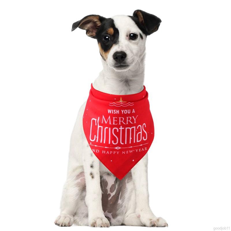 christmas dog handkerchief