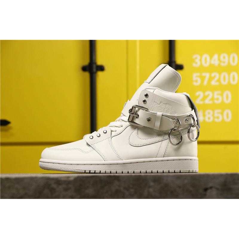 air jordan high tops white