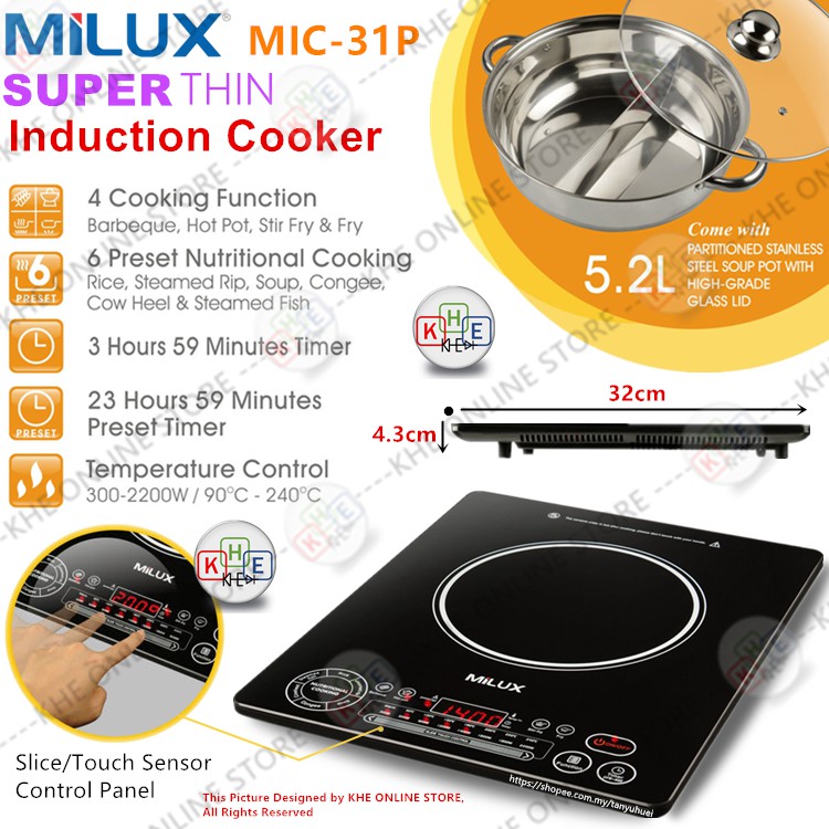 Milux Super Thin Multi Function 