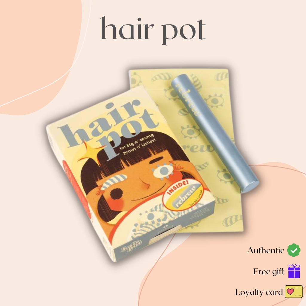 hair pot [rebrew lash and brow serum] Shopee Malaysia