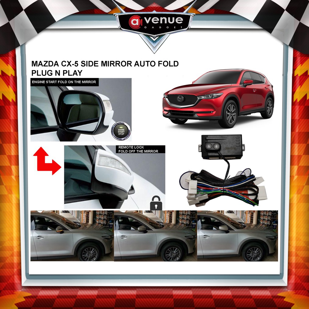 Mazda CX5 2017 side mirror auto fold module Shopee Malaysia
