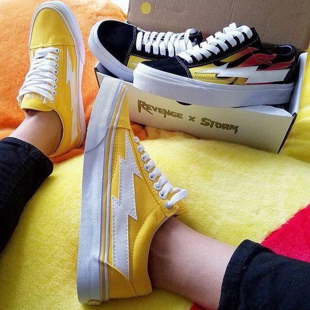 revenge x storm yellow vans