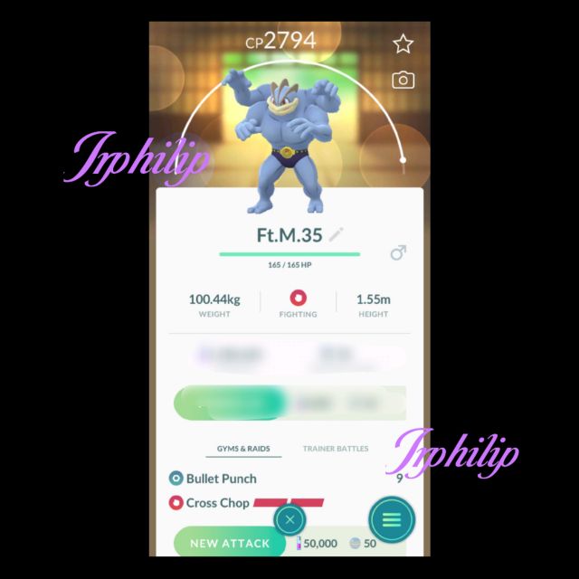 Pokemon Go High Cp Pokemon Machamp For Trade Shopee Malaysia