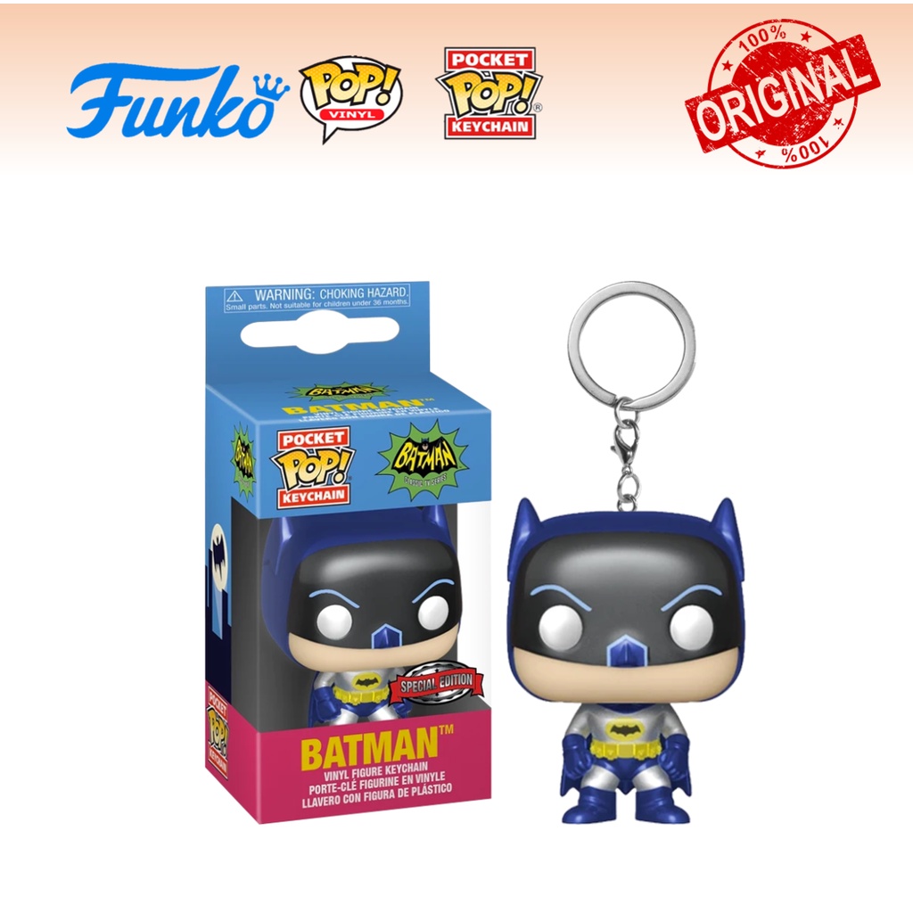 Funko Pocket Pop! Keychain: Batman 80th Anniversary : Batman 1966  (Exclusive) | Shopee Malaysia