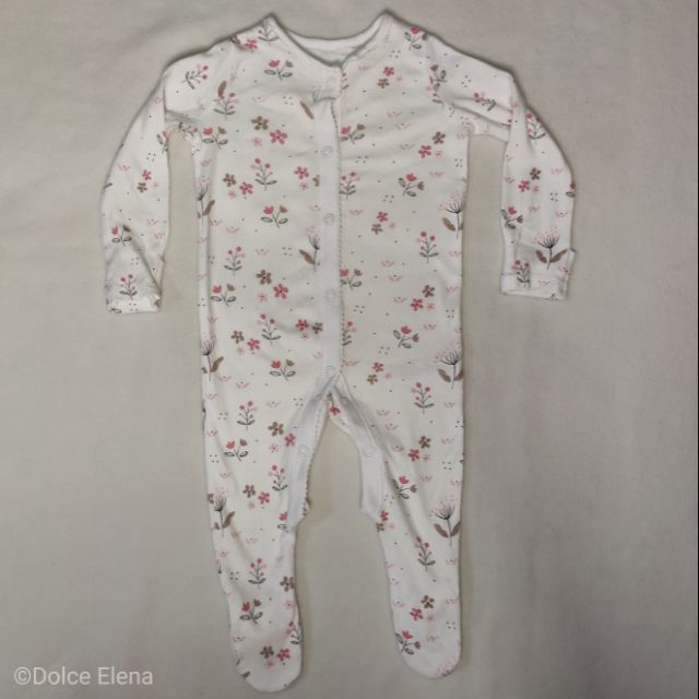 tesco baby girl sleepsuits