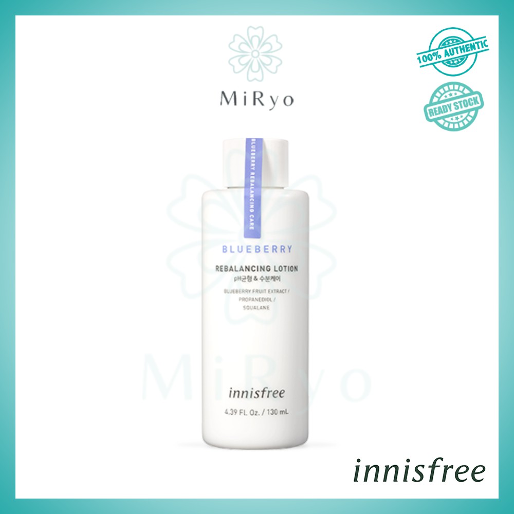 INNISFREE Blueberry Rebalancing Lotion 130ml [MIRYO] Shopee Malaysia