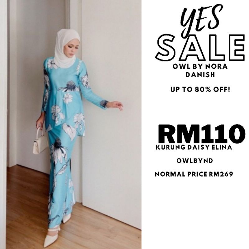 Owl by Nora Danish - Kurung Moden Daisy Elina( Sales!! RM110 !! N/P:RM269 )