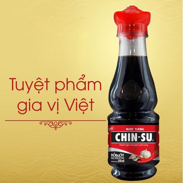 Nuoc Tuong Toi Ot Chin-Su Soy Sauce Garlic Chili 1 bottle (250ml ...