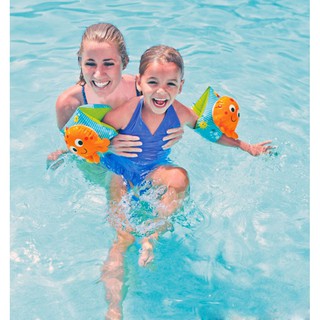 INTEX 1Pair Inflatable Kids Swim Arm Floats Kids Armbands 