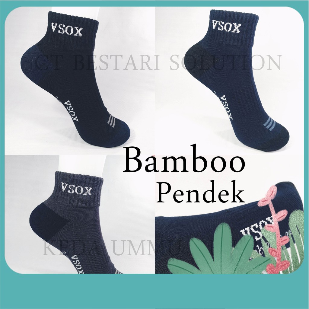 Short Sports Work Bamboo Socks Gently Cushioning Thermo-Regulating Wicks Moisture Breathable Anti-bacterial Eco-friendly