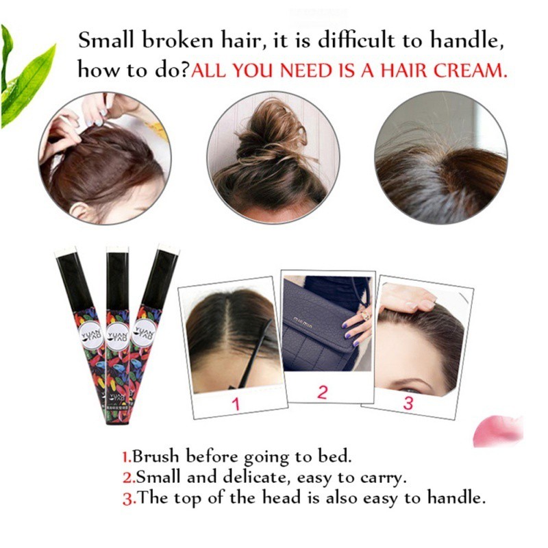 Broken Hair Finishing Cream Refreshing Not Greasy Small Broken