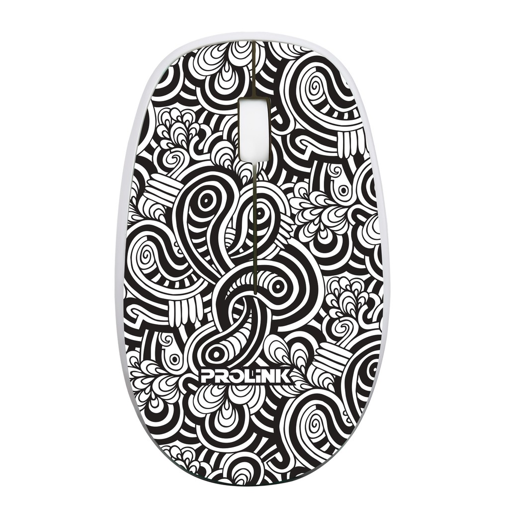 PROLiNK Wireless Optical Mouse with On/Off Switch Artistic Design ...