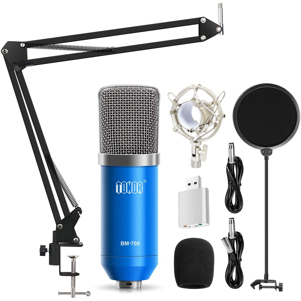 TONOR Professional Studio Condenser Microphone Computer PC Microphone
