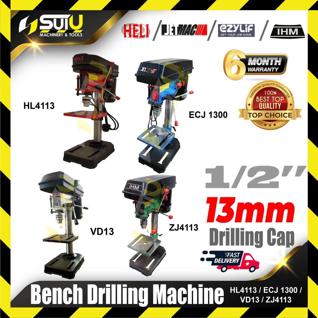 HELI/JETMAC/Ezylif/ IHM HL4113/ECJ1300/VD13/ZJ4133 Bench Drilling ...